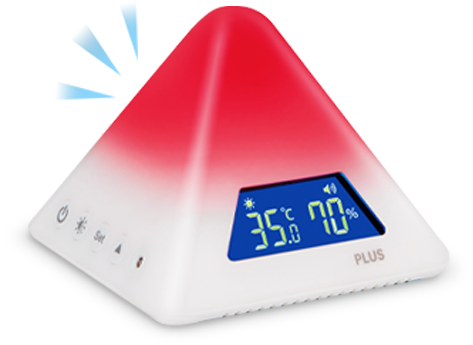 温湿度計LEDアラーム