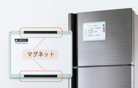 マグネット貼り付けイメージ