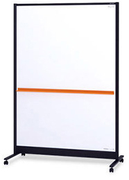 キャスター脚タイプ　両面ホワイトボード