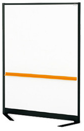 くの字脚タイプ　両面ホワイトボード